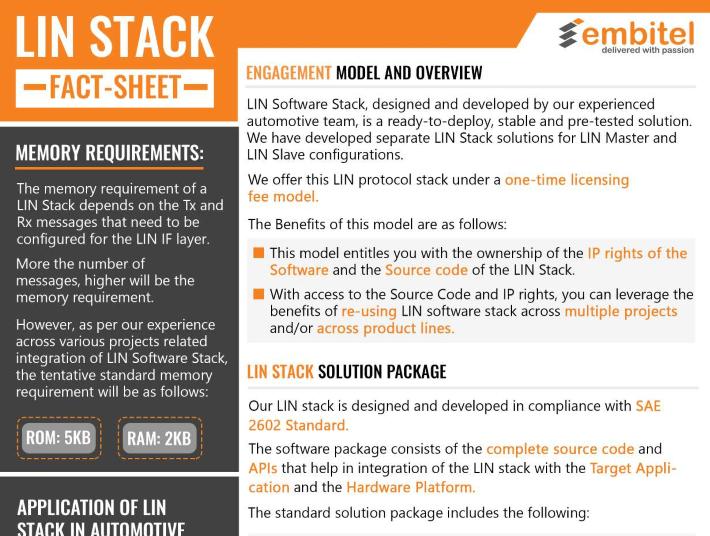 LIN Stack PDF