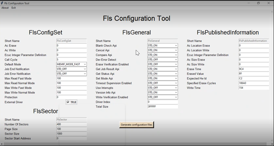 FLS Configuration Tool
